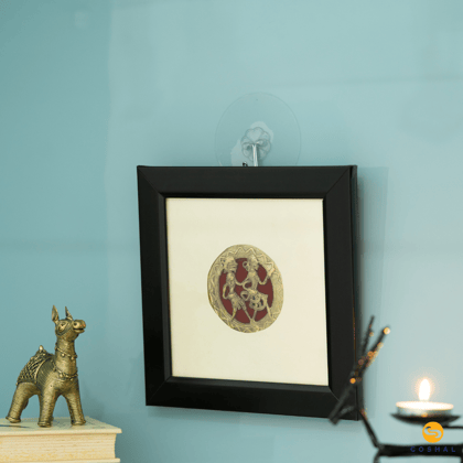 Wall Frame | Dhokra Brass Art | Best for wall decor | Coshal | CD31