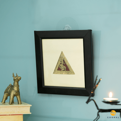 Wall Frame | Dhokra Brass Art | Best for wall decor | Coshal | CD33