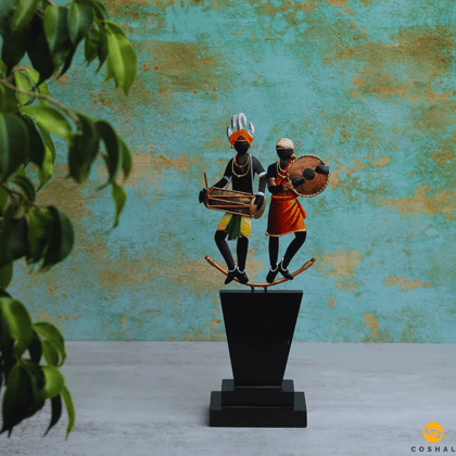 Coshal Wrought Iron Tribal Figures Metal For Mementos | Coshal | CM07