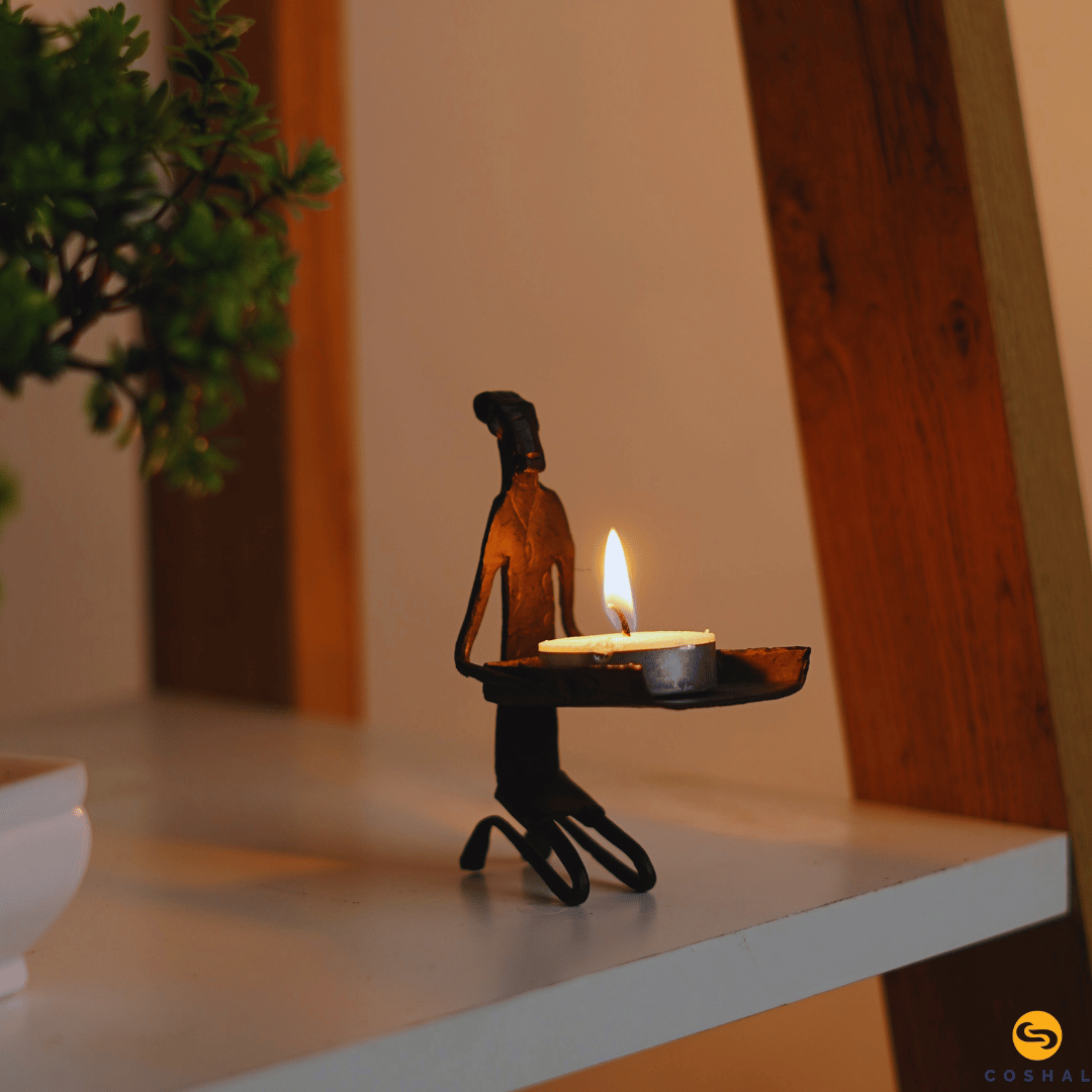 Wrought Iron Supa Candle stand | Coshal | CI35