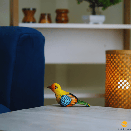 Sitting bird | Pattachitra | Best for table decor | Coshal | OD55