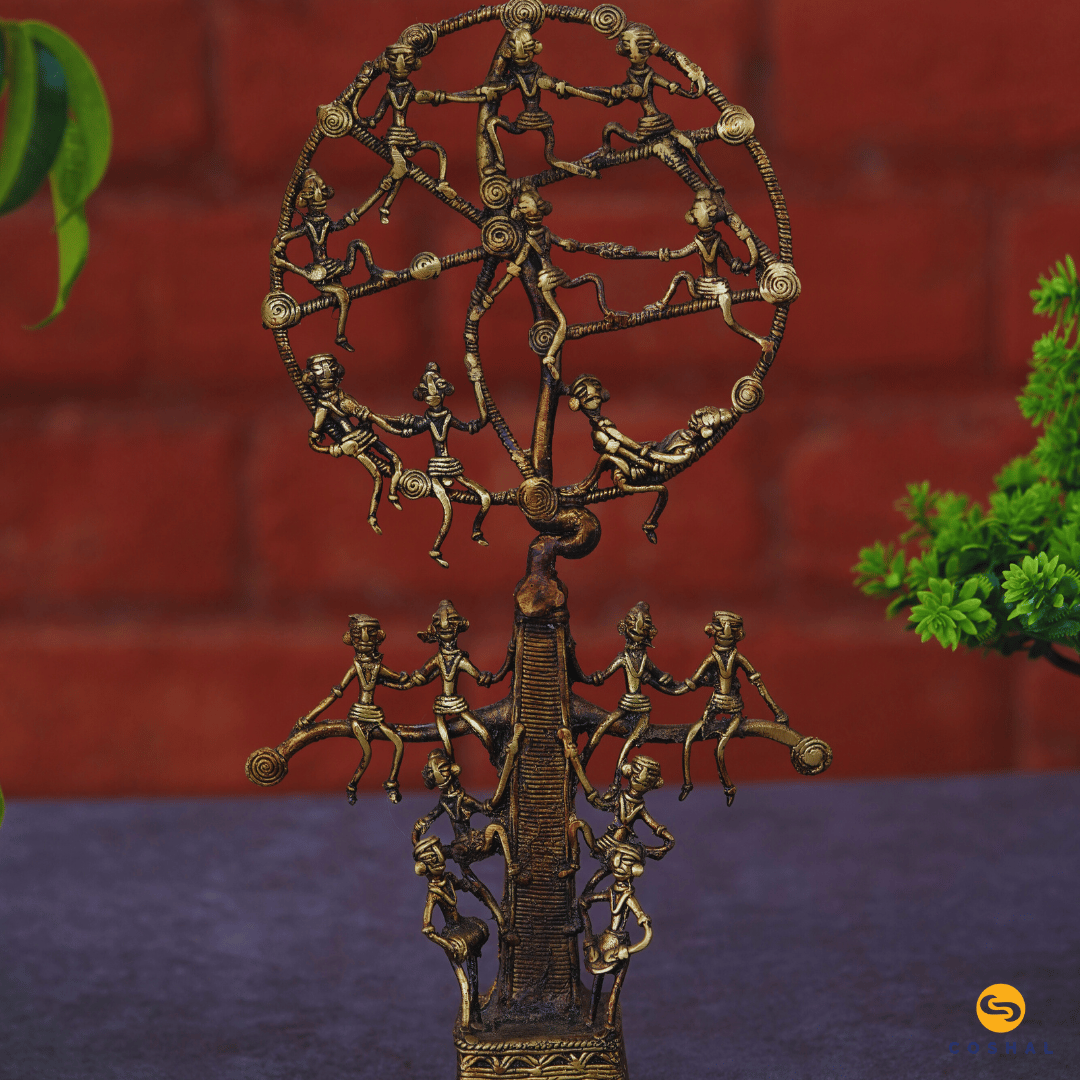 karma tree| Best for table decor |  Bastar Dhokra Art | Room Decor | Coshal |CD57