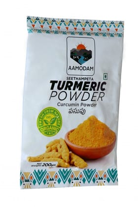 PVTG Seethampeta Turmeric Powder With no Added Flavours and Colours (Haldi) 200 Gms