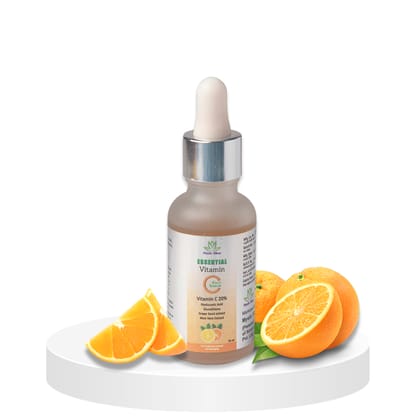 Mystic Vibes Vitamin C Face Serum- Brightening and Anti Ageing Treatment + 2% Hyaluronic acid (30 ml)