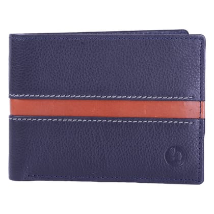 BATUM Galaxy Leather Wallets for Men Blue