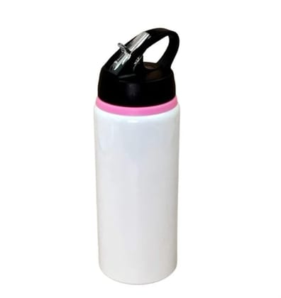 YOGDOTS? Metal Water Sipper white and pink