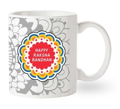 YOGDOTS Rakhi Gift Coffee Mug (RMW-01)