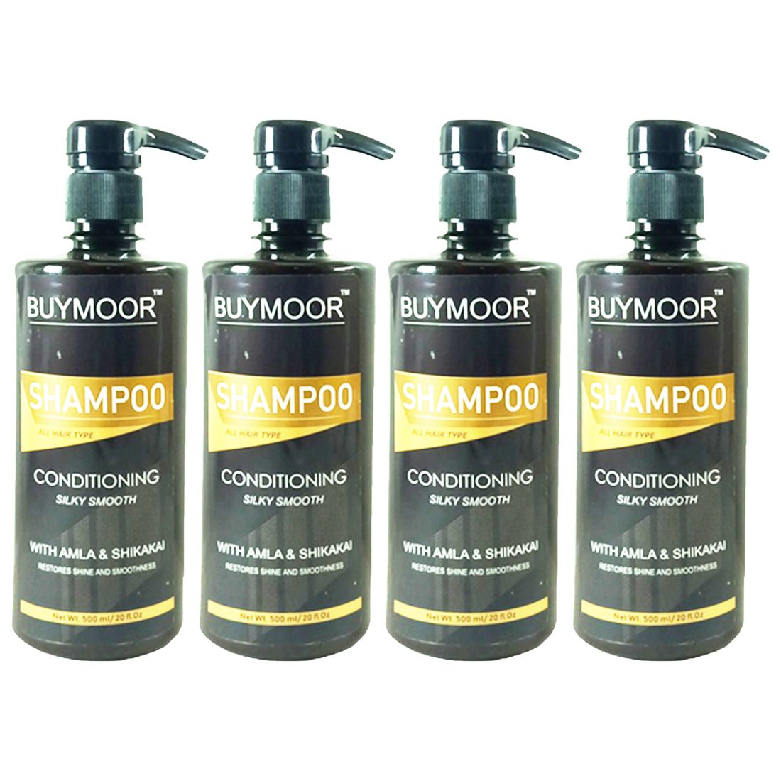 BUYMOOR Shampoo Nourishes Repair Smooth & Shine For Long and Lifeless Hair Dream Lengths for Men Women 500 ML (Pack of 4).