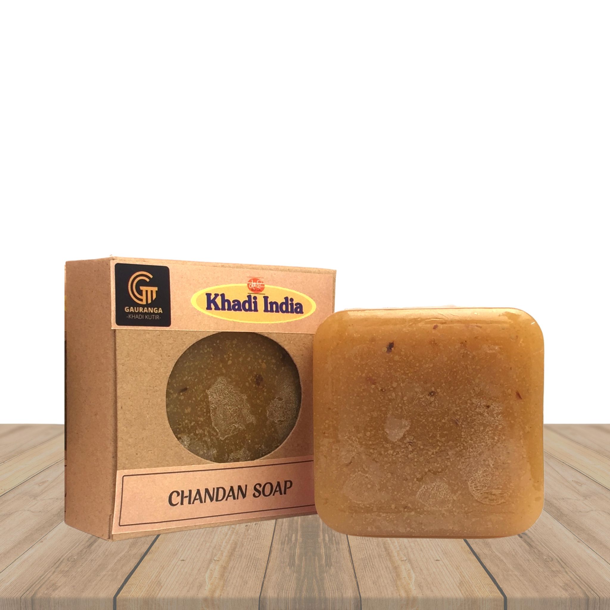 Khadi Sandalwood Soap, 150gm (Pack of ) | Gauranga Khadi Handmade Premium Soap for Natural Scrub, Detan, Detox, Acne & Dark Spots Remover Face and Body Soap