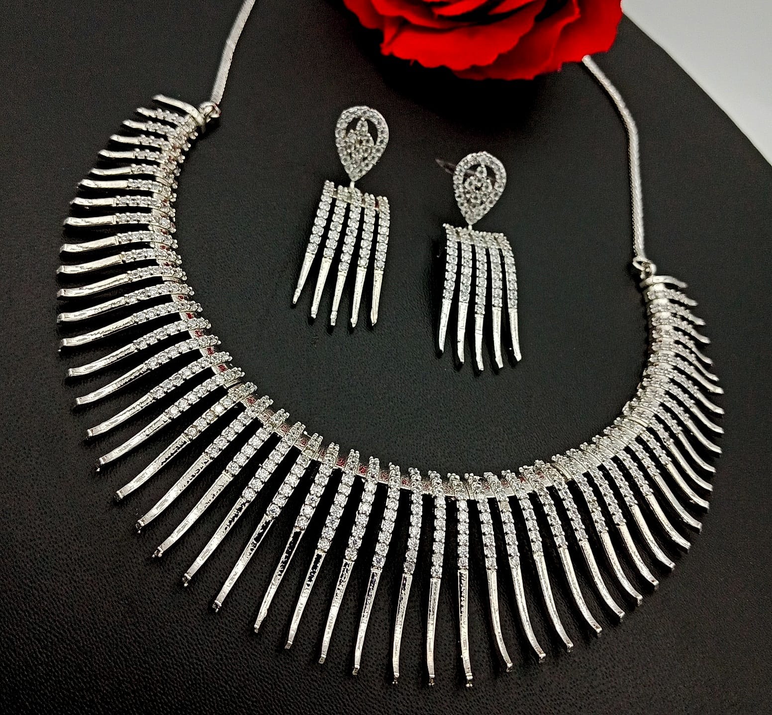 American diamond necklace set