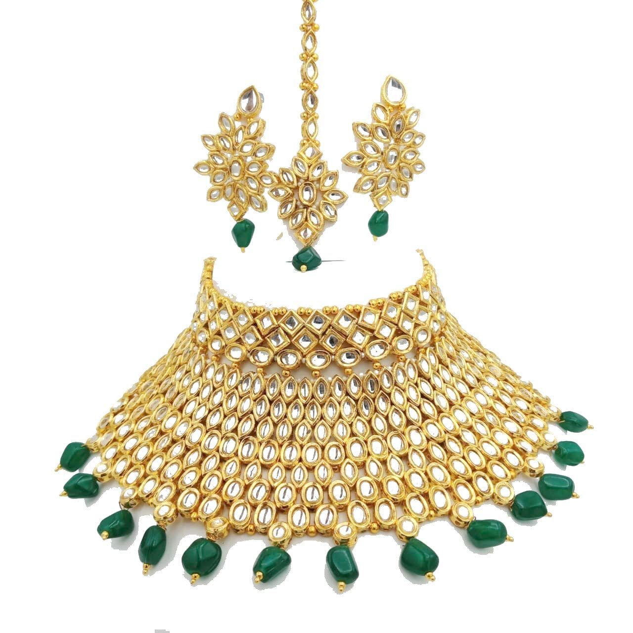 Gold Plated Kundan Necklace