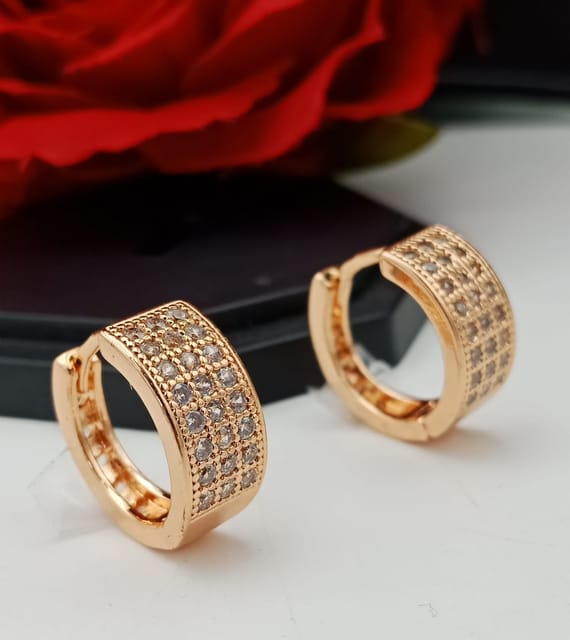 Diamond hot sale bali earrings