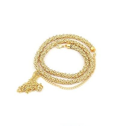 Beautiful Gold Plated Kamarband for Women and Girls - Waist Hip Chain Studded with Crystals & Stones