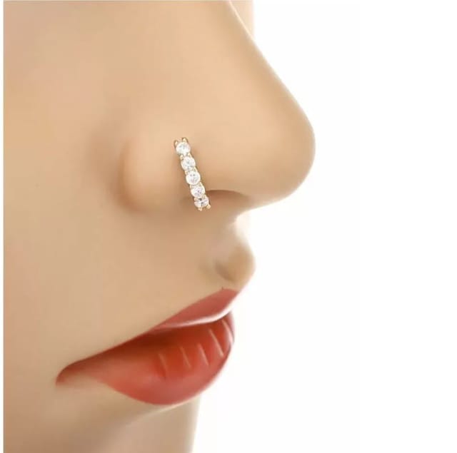 Diamond Nose Rings | Diamond Nose Piercing Jewelry | FreshTrends