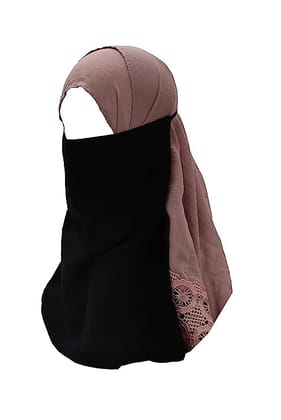 Women's Chiffon Nose Piece (Niqab) HALF pack 2