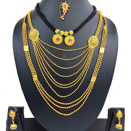 Gauri Accessories In Golden Tone