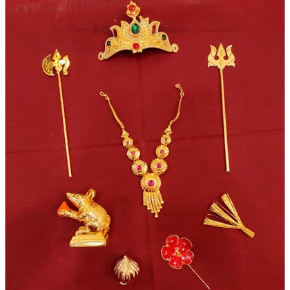 Hayagi Ganpati Idols Jewellery Combo Set For Ganesh