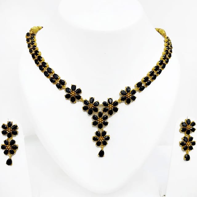 Temple Jewellery- Short Long Necklace Set Online