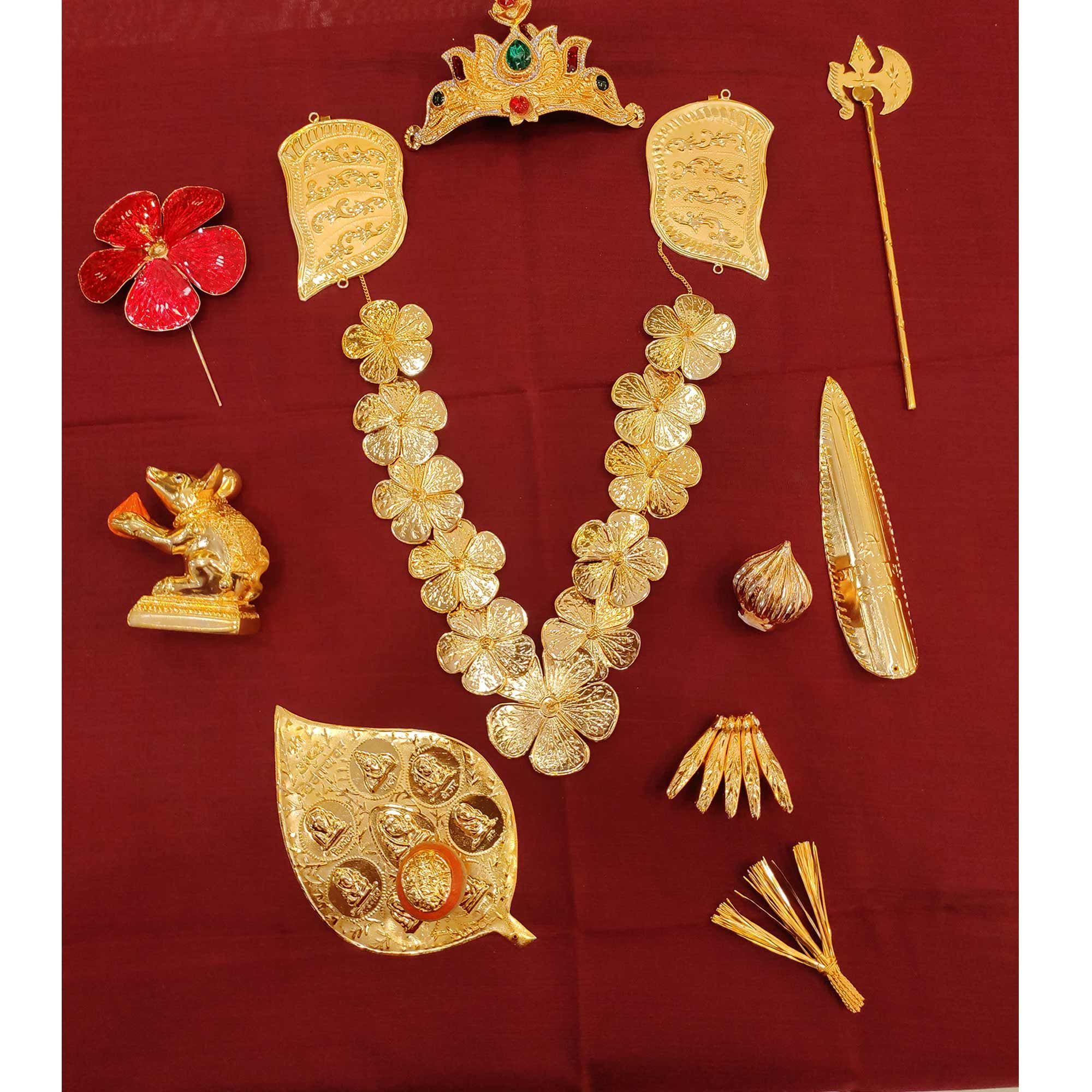 Hayagi Buy Online Ganesh/ Ganpati Jewellery Combo Set