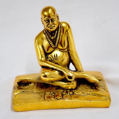 Swami Samarth Idol/Statue Gold Polish