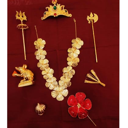 Hayagi Ganesh Accessories Combo Set, Ganpati Set