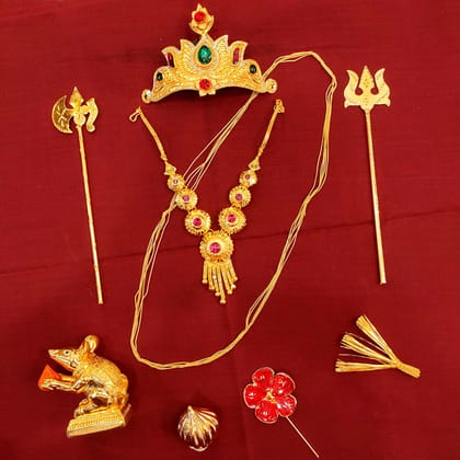 Hayagi Buy Online Ganesh Accessories Combo For Shri Ganesh