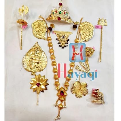 Hayagi Ganesh Accessories Combo Set, Ganpati Set