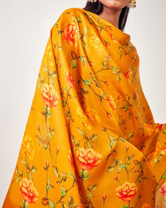 Gajji Silk Digital Print Dupatta