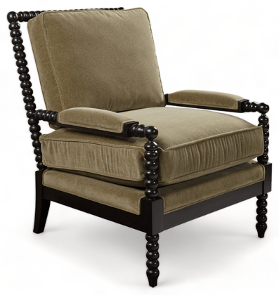 Majestic Spindle Chair Brown