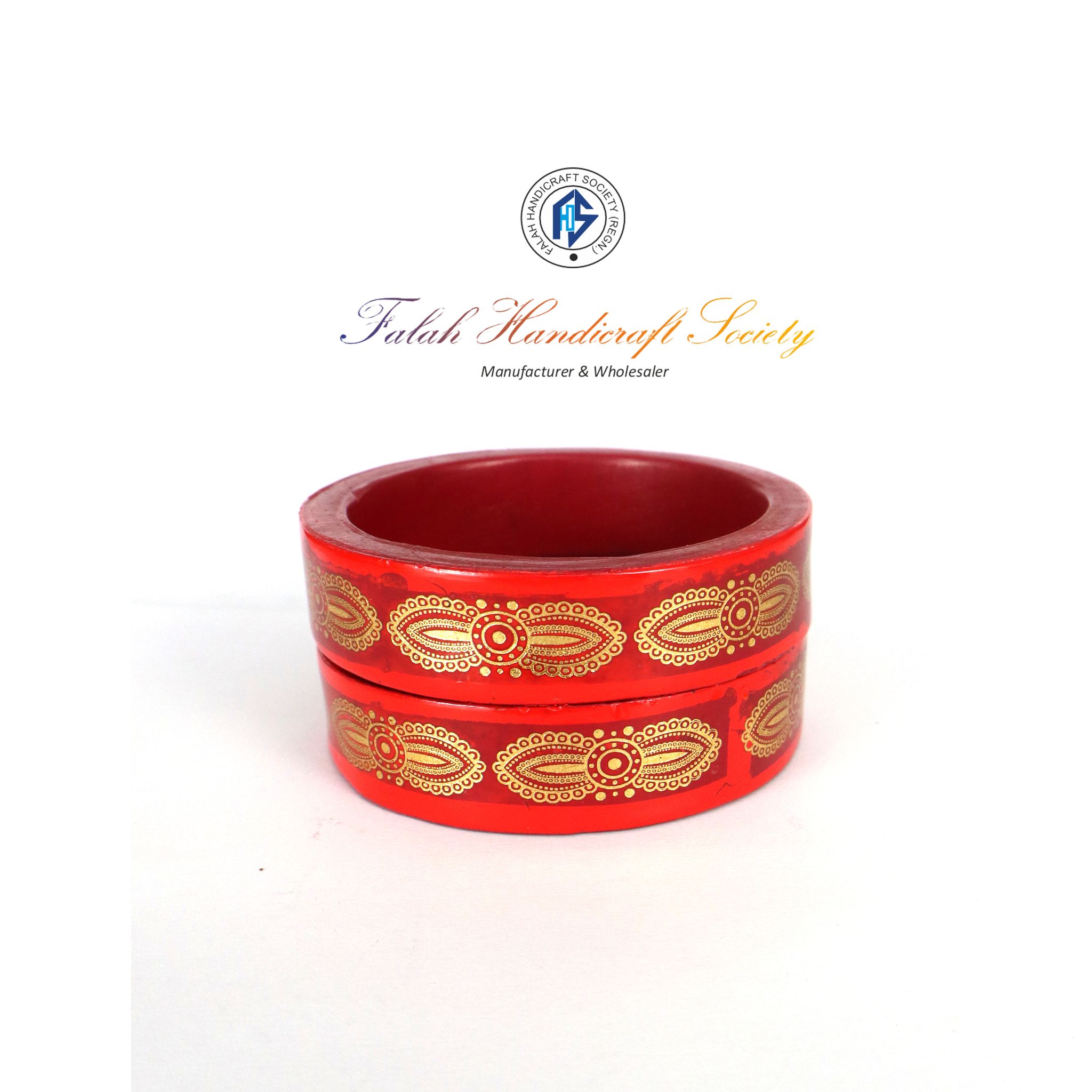 FHS Printed Rajasthni Lac Bangles For Girls And Woman