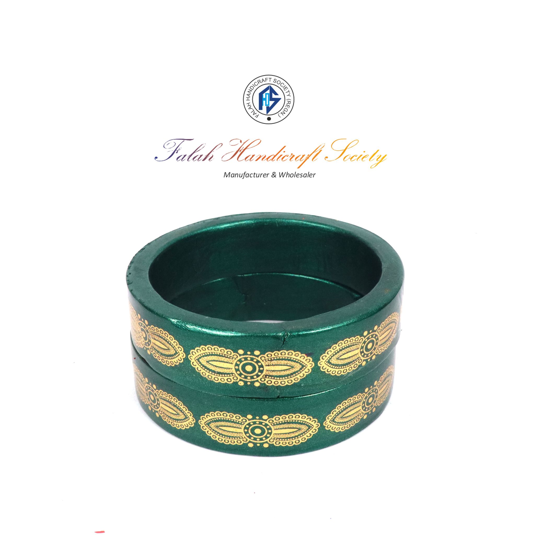 FHS Printed Rajasthni Lac Bangles For Girls And Woman