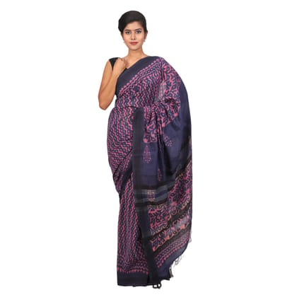 HANDLOOM KOSA SAREE WITH BLOUSE (SKU - 1ST501251219 SAREE- 166)