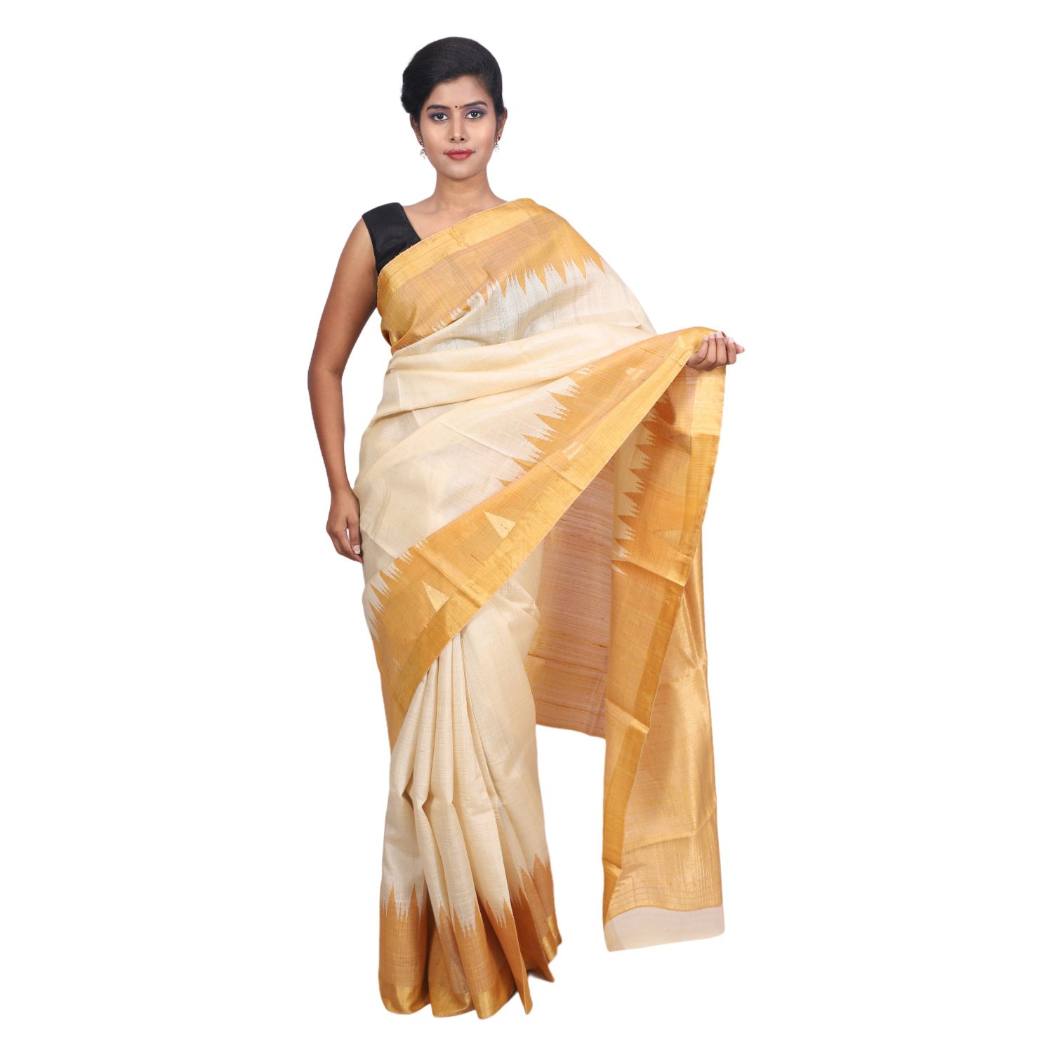 HANDLOOM KOSA SAREE WITH BLOUSE (SKU - 1ST102010222 SAREE- 156)