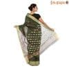 HANDLOOM CHANDERI SILK SAREE WITH BLOUSE (SKU - 1SC102120622 SAREE-1035)