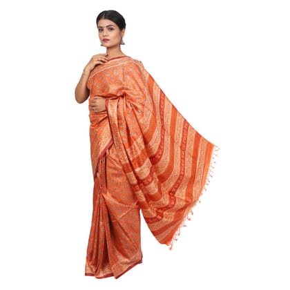 HANDLOOM KOSA SAREE WITH BLOUSE (SKU - 3H0212120422 SAREE- 233)