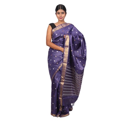 HANDLOOM KOSA SAREE WITH BLOUSE (SKU - 1SXT04241020 SAREE- 246)