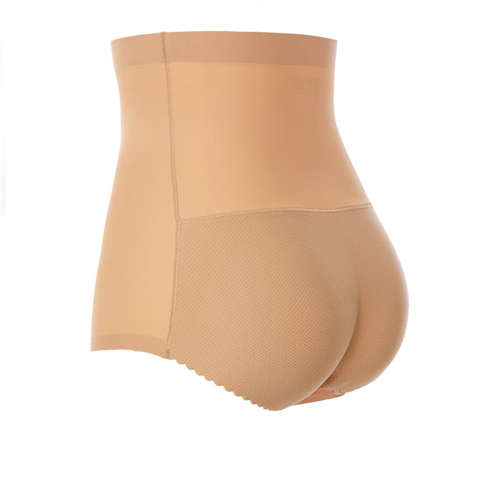 Seamless Trimmer Pad Panty with Slimming Effect and Fake Buttocks