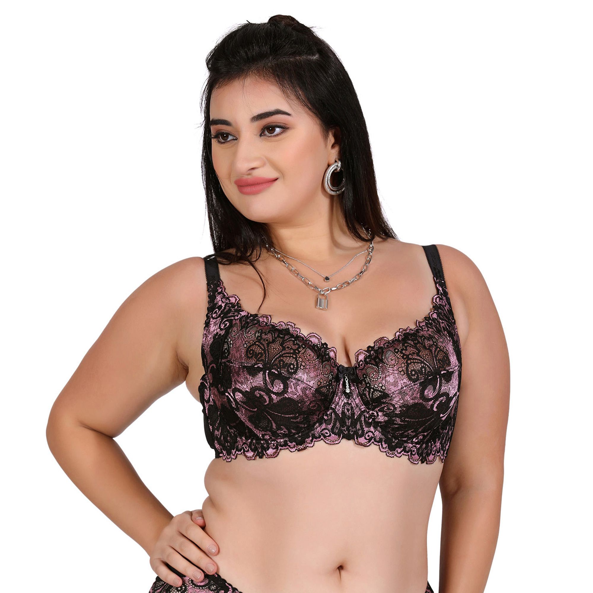 Urvashi Appealing Minimizer Plunge, Only Bra