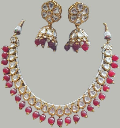 Kundan Gold Plated Beautiful Partywear Necklace