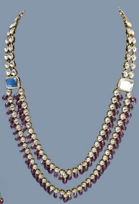Kundan Layered Partywear Long Necklace