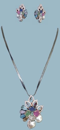 American Diamond Casual and Partywear Pendant set