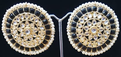 Kundan Beautiful Big Partywear Studs Earrings