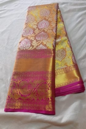 Self Design  Pure Cotton silk Soft  (Multicolour)