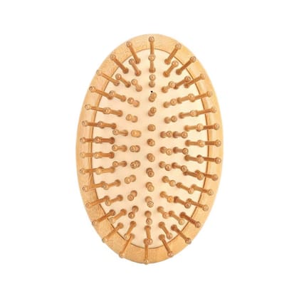 Careberry's Bamboo Bliss Mini Hairbrush | Detangling Brush