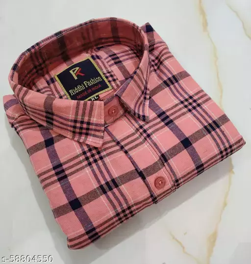 Twill Cotton Check Shirts