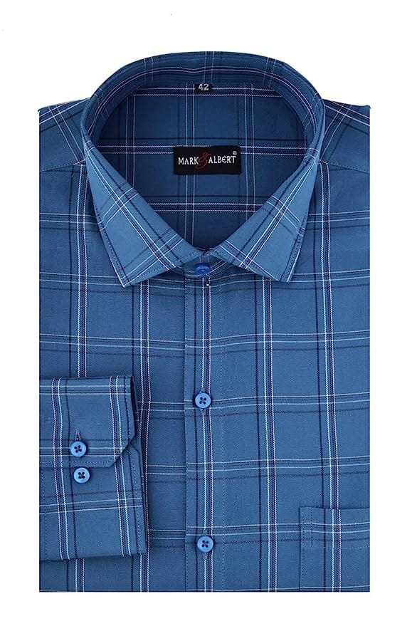 Men Slim Fit Checkered Casual Shirt