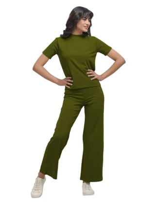 KOI SLEEPWEAR CO-ORD-OLIVE GREEN