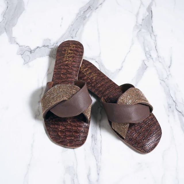 Buy Triple Front Straps Handmade Leather Sandals - Pattern |  Israel-Catalog.com