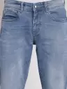 Men Slim Mid Rise Light Blue Jeans