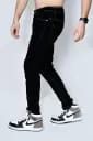 Men Regular Mid Rise Black Jeans